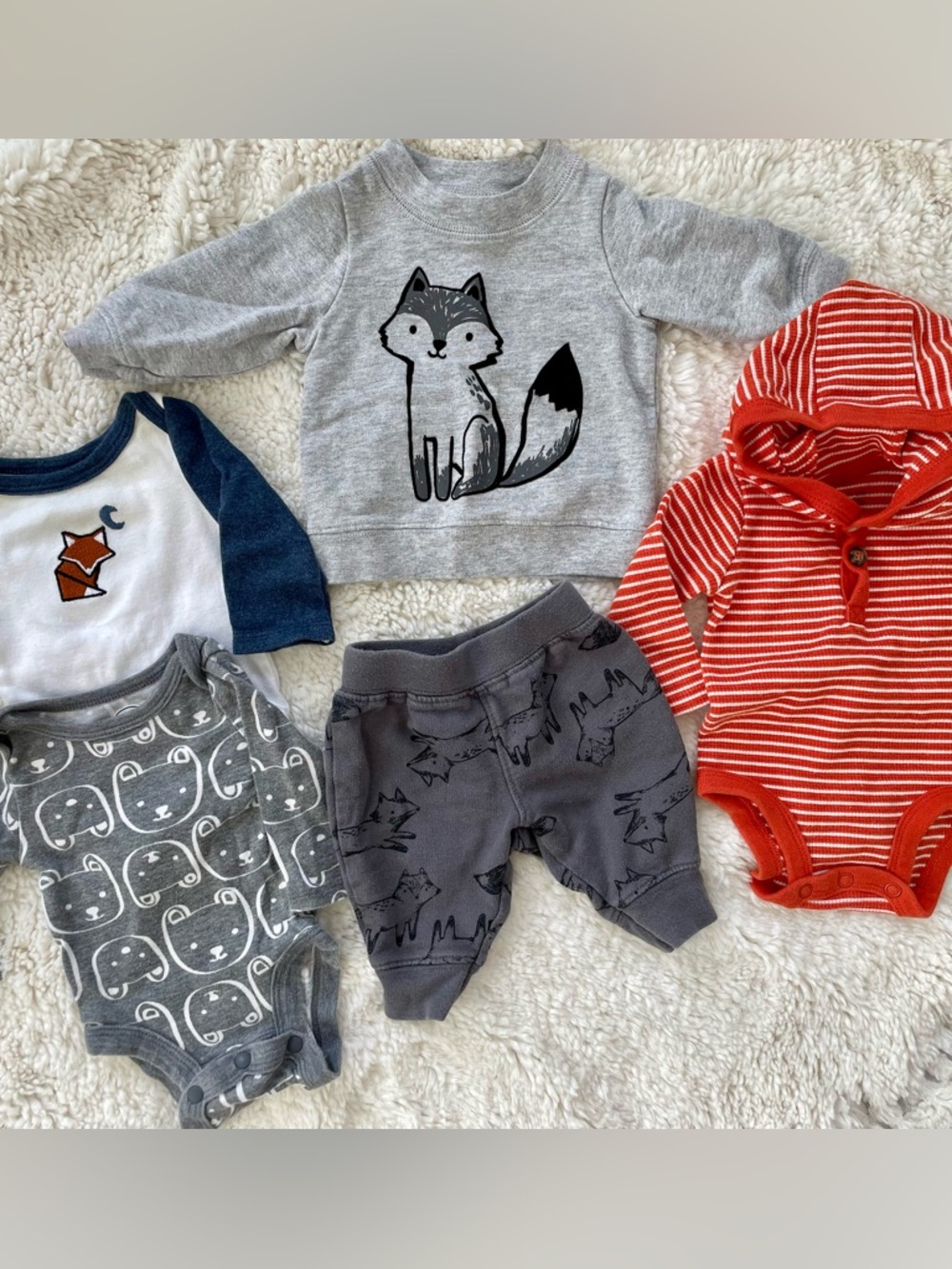 Newborn Fox Design Baby Bundle
